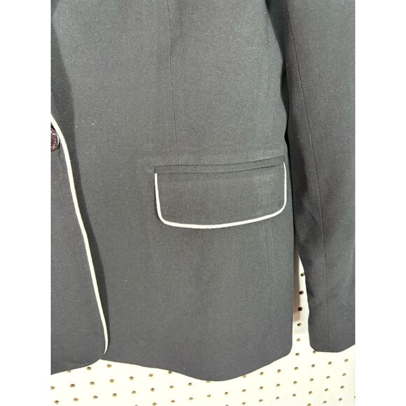 Karl Lagerfeld pipe trim blazer jacket size 4 - Picture 4 of 6